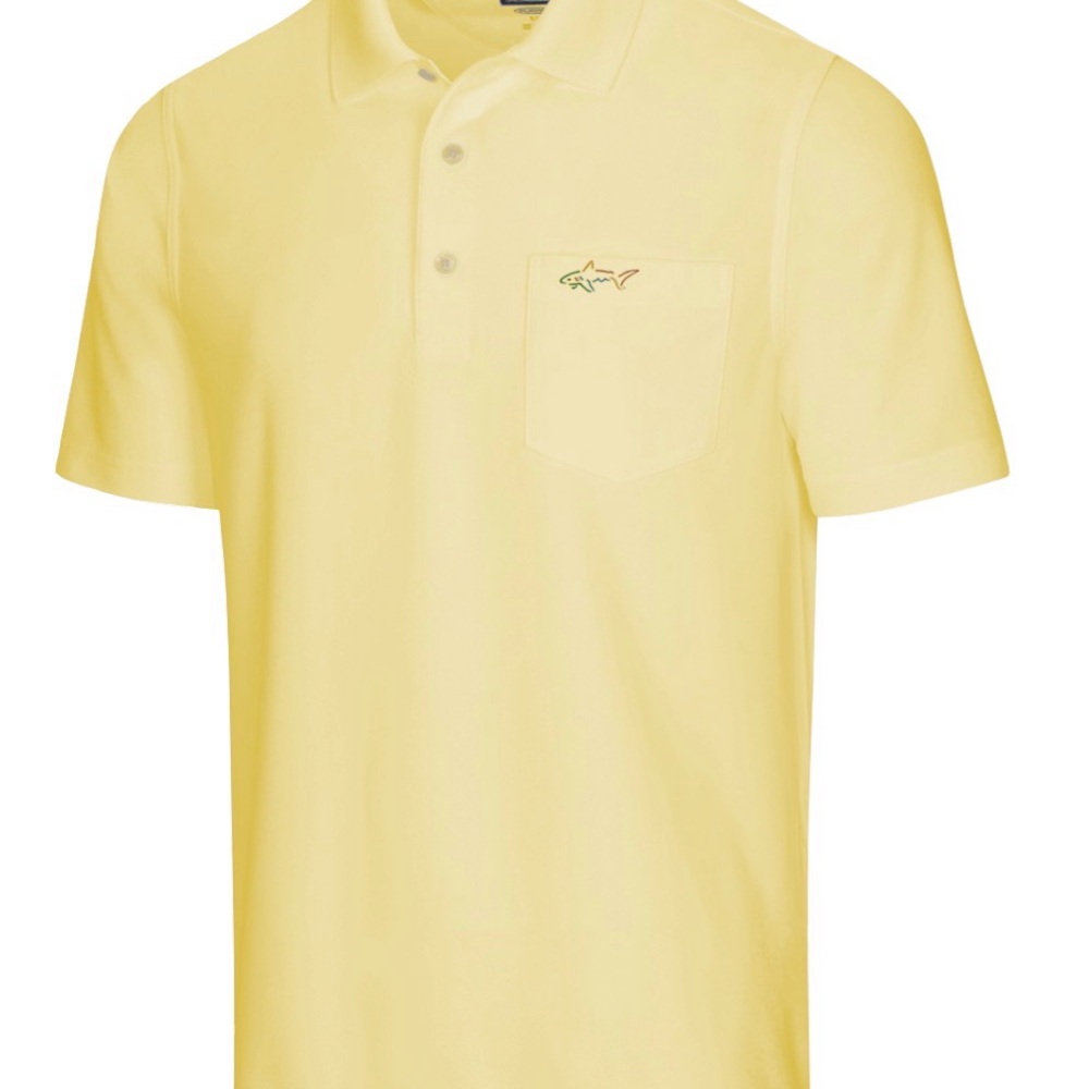 Greg Norman Collection Pale Yellow PIQUE SHARK
POLO limited edition
A16